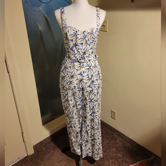 JONATHAN SIMKHAI Harper Floral sweetheart Jumpsuit - Picture 4 of 9